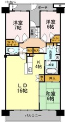 ニュートンプレイス サウスコートの物件間取画像